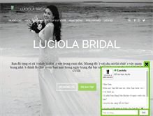 Tablet Screenshot of luciolabridal.com